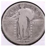 1927 S STANDING QUARTER VG