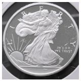 1/2 OZ .999 SILVER ROUND