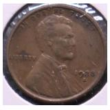 1928 S LINCOLN CENT AU