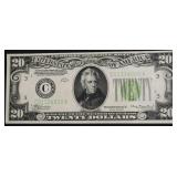 1934 CHOICE BU 20 $ FEDERAL RESERVE NOTE