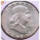 1963 CHOICE BU FRANKLIN HALF DOLLAR