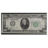 1934 CHOICE BU 20 $ FEDERAL RESERVE NOTE