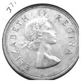 1957 S AFRICA SILVER 5 SUID XF