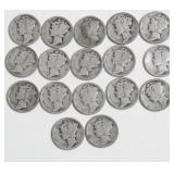 17 MERCURY DIMES