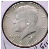1964 CHOICE BU KENNEDY HALF DOLLAR