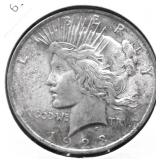 1923 CHOICE BU PEACE DOLLAR
