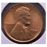 1944 GEM RED LINCOL  CENT