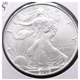 2005 GEM BU SILVER EAGLE