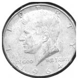 1964 CHOICE BU KENNEDY  HALF DOLLAR