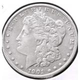 1901 O MORGAN DOLLAR VF
