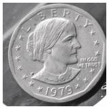 1979 WIDE RIM SBA DOLLAR CHOICE BU