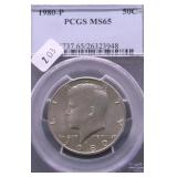 1980 PCGS MS65 KENNEDY HALF DOLLAR