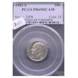 1983 S PCGS PF69DC ROOSEVELT DIME