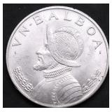 1966 GEM BU PANAMA SILVER BALBOA