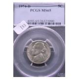 1974 D PCGS MS65 JEFFERSON NICKEL