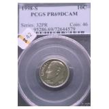1998S PCGS PF69DC ROOSEVELT DIME