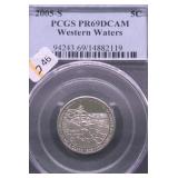 2005 S PCGS PF69DC JEFFERSON NICKEL