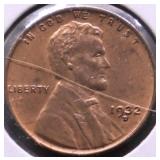 1932 D CHOICE BU RED LINCOLN CENT