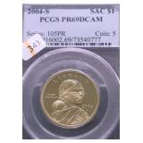 2004 S PCGS PF69DC SACAGAWEA DOLLAR