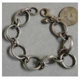 STERLING SILVER CIRCLE BRACELET