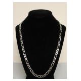 STERLING SILVER HEAVY MANS CHAIN  20"
