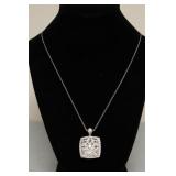 STERLING SILVER PENDANT AND CHAIN