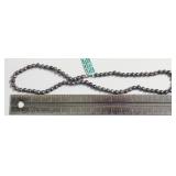 18" PEACOCK PEARL HAND KNOTTED NECKLACE