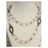 STERLING SILVER RING NECKLACE