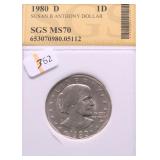 1980 D SBA DOLLAR GEM