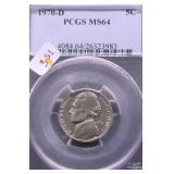 1970 D PCGS MS64 JEFFERSON NICKEL