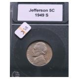 1949 S GEM BU JEFFERSON NICKEL