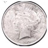 1922 PEACE DOLLAR XF