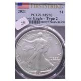 2021 PCGS MS70 SILVER EAGLE