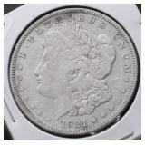 1921 S MORGAN DOLLAR VF