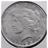 1922 D PEACE DOLLAR VF