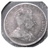1903 CANADA SILVER 5 CENTS VG