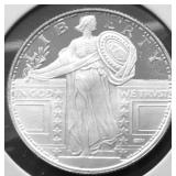 1/4 OZ .999 SILVER ROUND