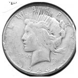 1923 S PEACE DOLLAR VG