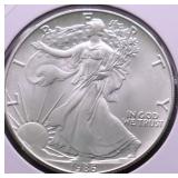 1986 SILVER EAGLE SUPURB GEM