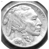 1915 BUFFALO NICKEL AU