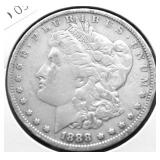 1888 O MORGAN DOLLAR VF