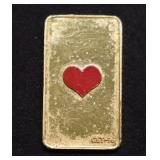 1 GRAM .999 GOLD BAR