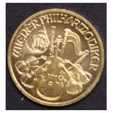 1/10 OZ .9999 GOLD ROUND