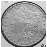 1898 MORGAN DOLLAR AU