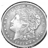 1921 MORGAN DOLLAR XF