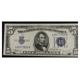 CHOICE BU 5 DOLLAR SILVER CERTIFICATE