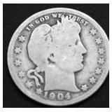 1904 BARBER QUARTER G
