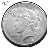 1926 PEACE DOLLAR XF