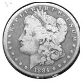 1884 MORGAN DOLLAR G
