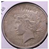 1922 PEACE DOLLAR VF